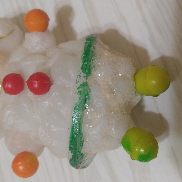 Vintage Plastic Blow Mold Mrs. Santa Claus Christmas Tree Ornament - Picture 3 of 4